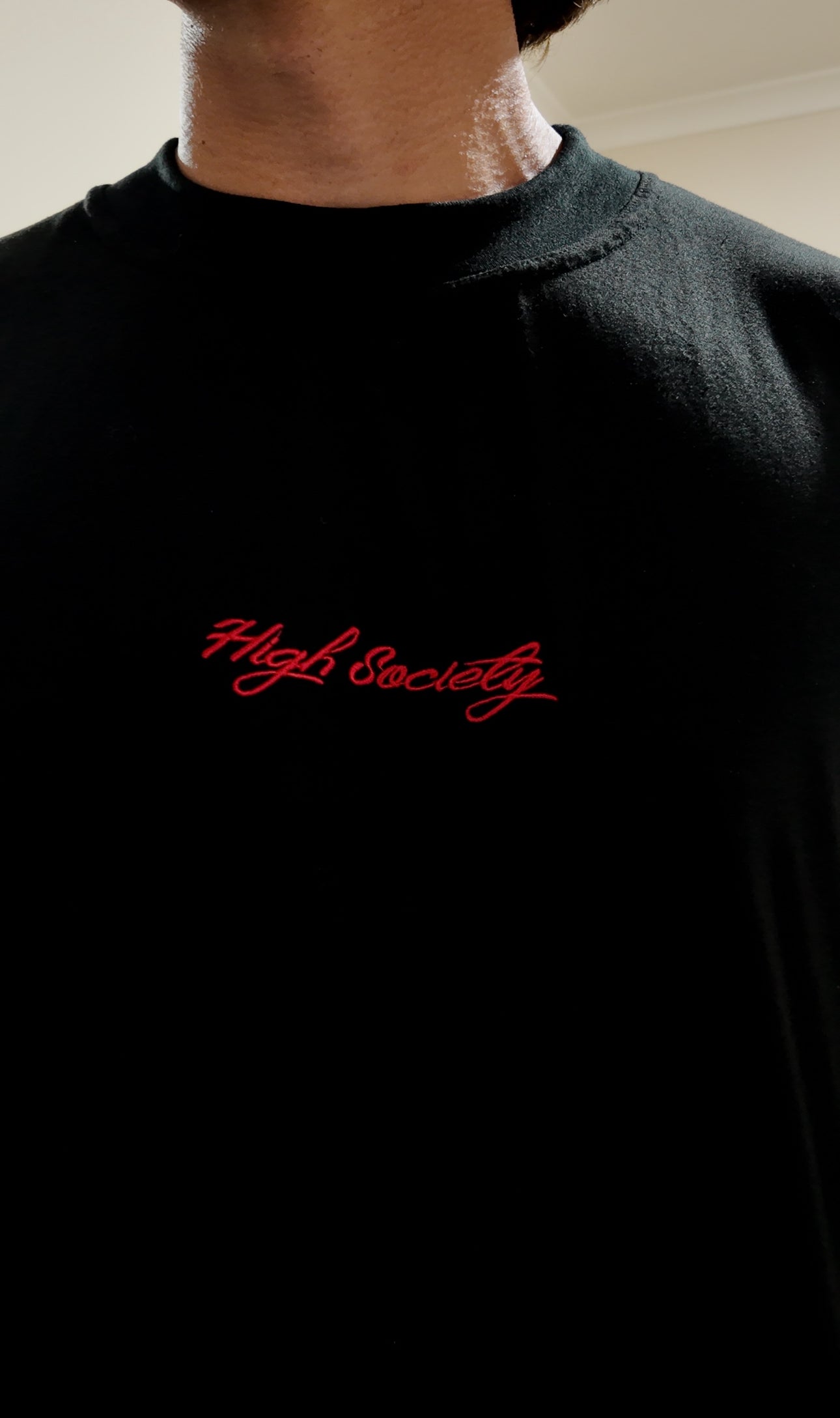 MONEY TEE - BLACK & RED